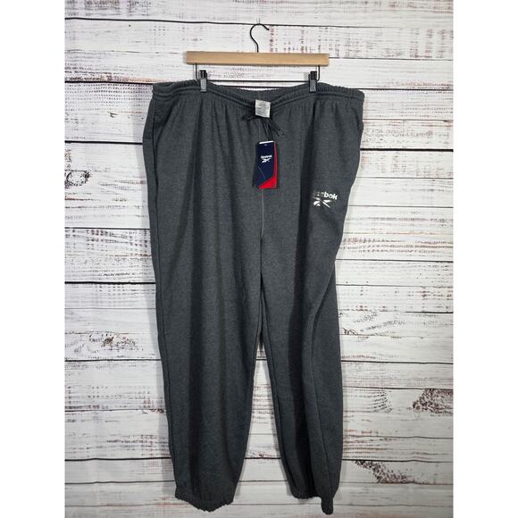 Reebok Adult Unisex Joggers sweatpants gray size 3X NWT - Picture 1 of 5